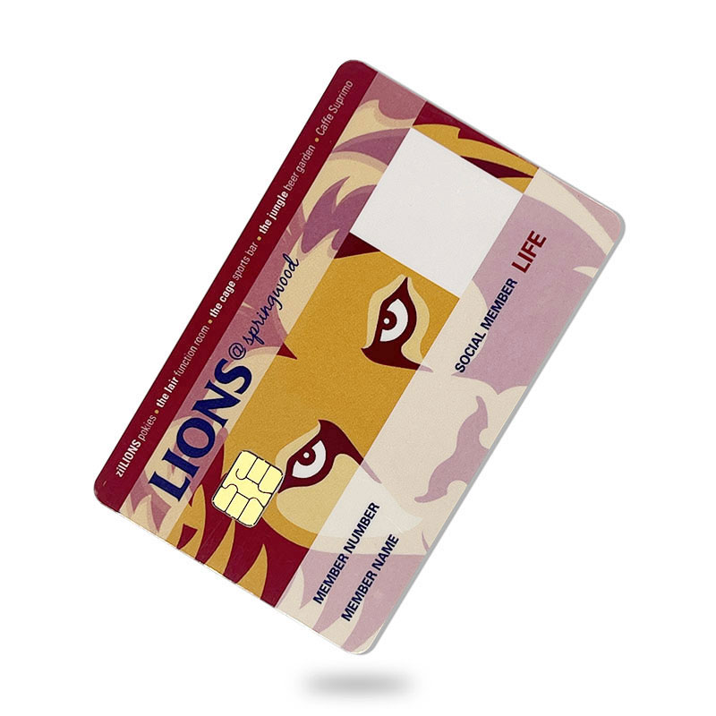 اتصل ببطاقة IC Smart Chip Card PVC